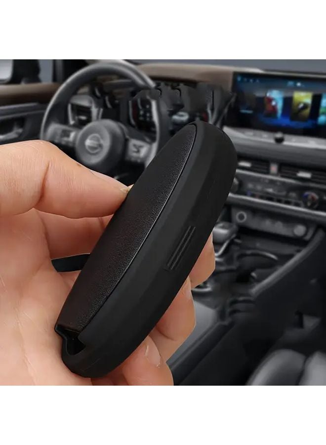 غطاء مفتاح سيارة من TPU الأسود لـ نيسان إكس تريل T32 كاشكاي ليف سيرينا - Image 5